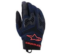 Alpinestars Manti Air Gants de moto, noir/bleu/rouge, Taille S