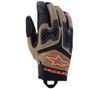 Alpinestars Gants moto Manti Air marron clair/noir/orange néon Homme Taille M