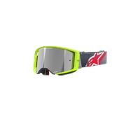 Alpinestars Masque Supertech Corp Absolute Vision Yellow Fluo Red Mirror Silver, Taille: One Size
