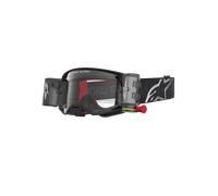 Alpinestars Masque Supertech Firma Roll Off Black Silver Clear, Taille: One Size
