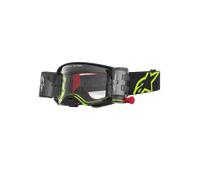 Alpinestars Masque Supertech Firma Roll Off Black Yellow Fluo Clear, Taille: One Size