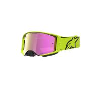 Alpinestars Masque Supertech Vesta Yellow Fluo Black Mirror Red, Taille: One Size