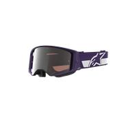 Alpinestars Masque Supertech Vision HUNTA96 XXV Édition Limitée Purple White Mirror Silver, Taille: One Size