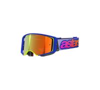 Alpinestars Masque Supertech Vision Vista Blue Yellow Purple Mirror Red, Taille: One Size