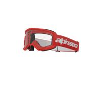 Alpinestars Masque Vision 3 Wordmark Red Clear, Taille: One Size