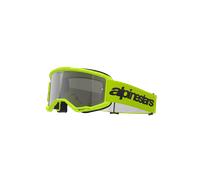 Alpinestars Masque Vision 3 Wordmark Yellow Fluo Mirror Silver, Taille: One Size