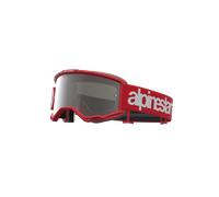 Alpinestars Masque Vision 5 Hone Red White Mirror Silver, Taille: One Size
