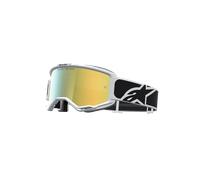 Alpinestars Vision 5 Rora Off-road Goggles Blanc Mirror Gold