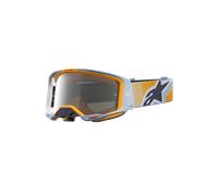 Alpinestars Masque Vision 8 Maven Dust Blue Orange Mirror Silver, Taille: One Size