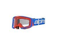 Alpinestars Masque Vision 8 Wordmark Blue Orange Clear, Taille: One Size