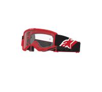 Alpinestars Masque Vision OTG Red Black White Clear, Taille: One Size
