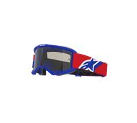 Alpinestars Masque Vision Sand Blue Red White Dark Smoke, Taille: One Size