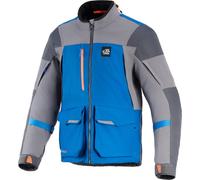 Alpinestars Maxdura Drystar®XF Veste textile moto imperméable, bleu/gris, Taille S