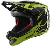 Alpinestars Missile Tech Airlift Casque de descente, noir-vert, taille S pour homme