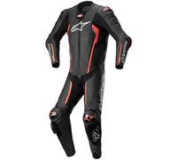 Alpinestars Missile V2, costume en cuir 1pcs. 58 Noir/Rouge Néon Noir/Rouge Néon