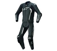 Alpinestars Missile V2, costume en cuir 2pcs. 50 Noir/Blanc Noir/Blanc