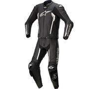 Alpinestars Missile V2, costume en cuir 2pcs. 52 Noir/Blanc Noir/Blanc