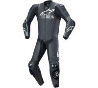 Alpinestars Missile V2 Ward perforé une pièce moto en cuir, noir-gris, taille 58 pour homme