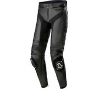 Alpinestars Missile V3, pantalon en cuir Court 52 Noir/Noir Noir/Noir