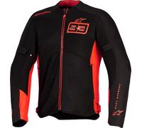 Alpinestars MM93 C-1 Air, veste en textile XS Rouge Néon/Rouge Clair/Noir Rouge Néon/Rouge Clair/Noir
