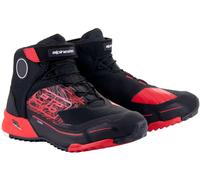 Alpinestars MM93 CR-X Drystar Chaussures de moto, noir-rouge, taille 38 pour homme
