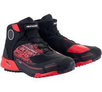 Alpinestars MM93 CR-X Drystar Chaussures de moto, noir-rouge, taille 42 43 pour homme