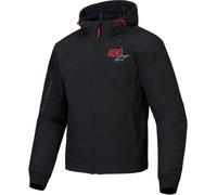 Alpinestars MM93 Radium Tech Hoodie, veste en textile L Noir/Rouge Noir/Rouge