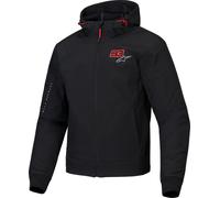 Sweat à capuche moto Alpinestars MM93 Radium Tech Noir/Rouge VifXXL Noir,Rouge Vif