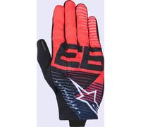 Alpinestars MM93 Reef V2 Gants de moto, noir-blanc-rouge-bleu, taille 3XL pour homme