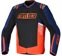 Alpinestars MM93 T-SPS Air V2 Blouson textile de moto, noir/bleu/rouge, Taille M