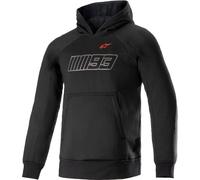Alpinestars MM93 Thunder Sweat à capuche de moto, noir, taille 3XL pour homme