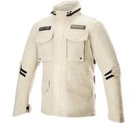 Alpinestars MO.ST.EQ Field Veste textile de moto imperméable, beige, taille M pour homme
