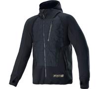 Sweat à Capuche Moto Alpinestars MO.ST.EQ Hybrid NoirXL Noir