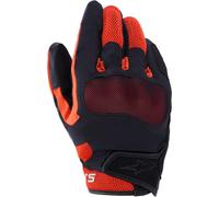 Alpinestars Mogress Airflow Gants de moto, noir/rouge, Taille XL
