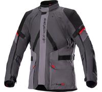 Alpinestars Monteira Drystar® XF Veste textile de moto imperméable, Gris/Rouge, Taille M