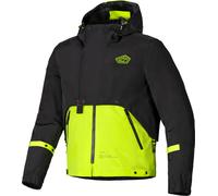 Alpinestars Mootant WP Veste textile de moto imperméable, noir-jaune, taille 4XL pour homme