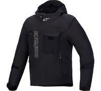 Alpinestars Morfex Parka Veste textile moto imperméable, noir, Taille L