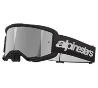 Alpinestars Masque Vision 3 Wordmark Noir miroir argenté