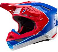 Alpinestars Motocross Helmet Sm10 Aeon Rd/B Taille : S