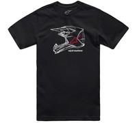 Alpinestars T-shirt manches courtes MX Helmet CSF Noir S Homme