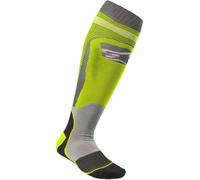 Alpinestars MX Plus-1 Chaussettes Motocross, jaune/gris, Taille S