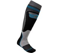 Alpinestars MX Plus-1 Chaussettes Motocross, noir-gris, taille S pour homme