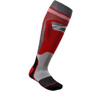 Alpinestars MX Plus-1 Chaussettes Motocross, Rouge bordeaux, Taille S