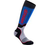 Alpinestars MX Plus, chaussettes jeunes M/L Noir/Blanc/Bleu Noir/Blanc/Bleu