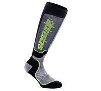 Alpinestars Chaussettes Cross MX Plus Noir/Gris/Jaune fluo EU 38-40 1/2 Homme