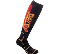 Alpinestars MX Pro Chaussettes Motocross, noir/jaune/rouge, Taille S