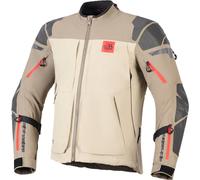 Alpinestars Nazca 3L Gore-Tex Pro Veste textile moto imperméable, noir-brun, taille S pour homme