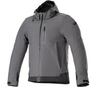 Sweat à Capuche Moto Alpinestars Neo Waterproof Gris goudron/NoirXXL Gris goudron,Noir
