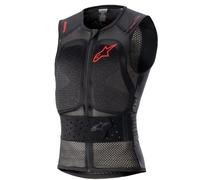 alpinestars NUCLEON FLEX PRO PROTECTION VEST Transparent Fumé Rouge Noir