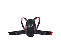 Alpinestars Protège-dos Nucleon KR-Y Youth – Protection dorsale enfant Taille unique Noir/Rouge